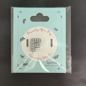 Lug Silver Rhinestone Charm F